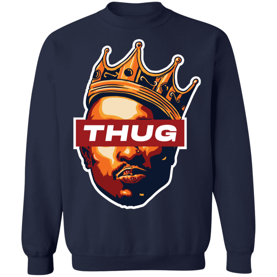 "THUG" Crewneck Pullover Sweatshirt