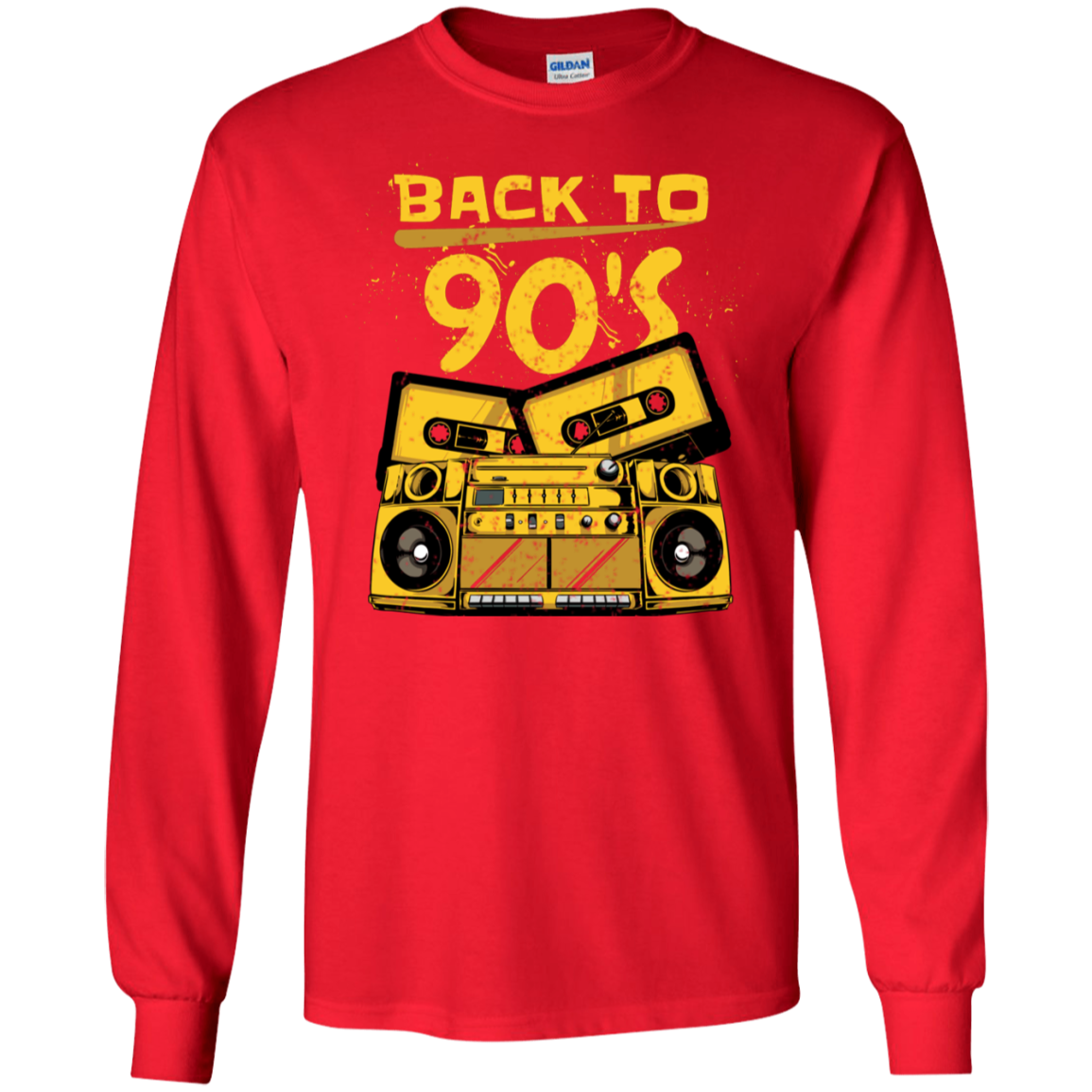 "BACK TO THE 90'S" LS Ultra Cotton T-Shirt