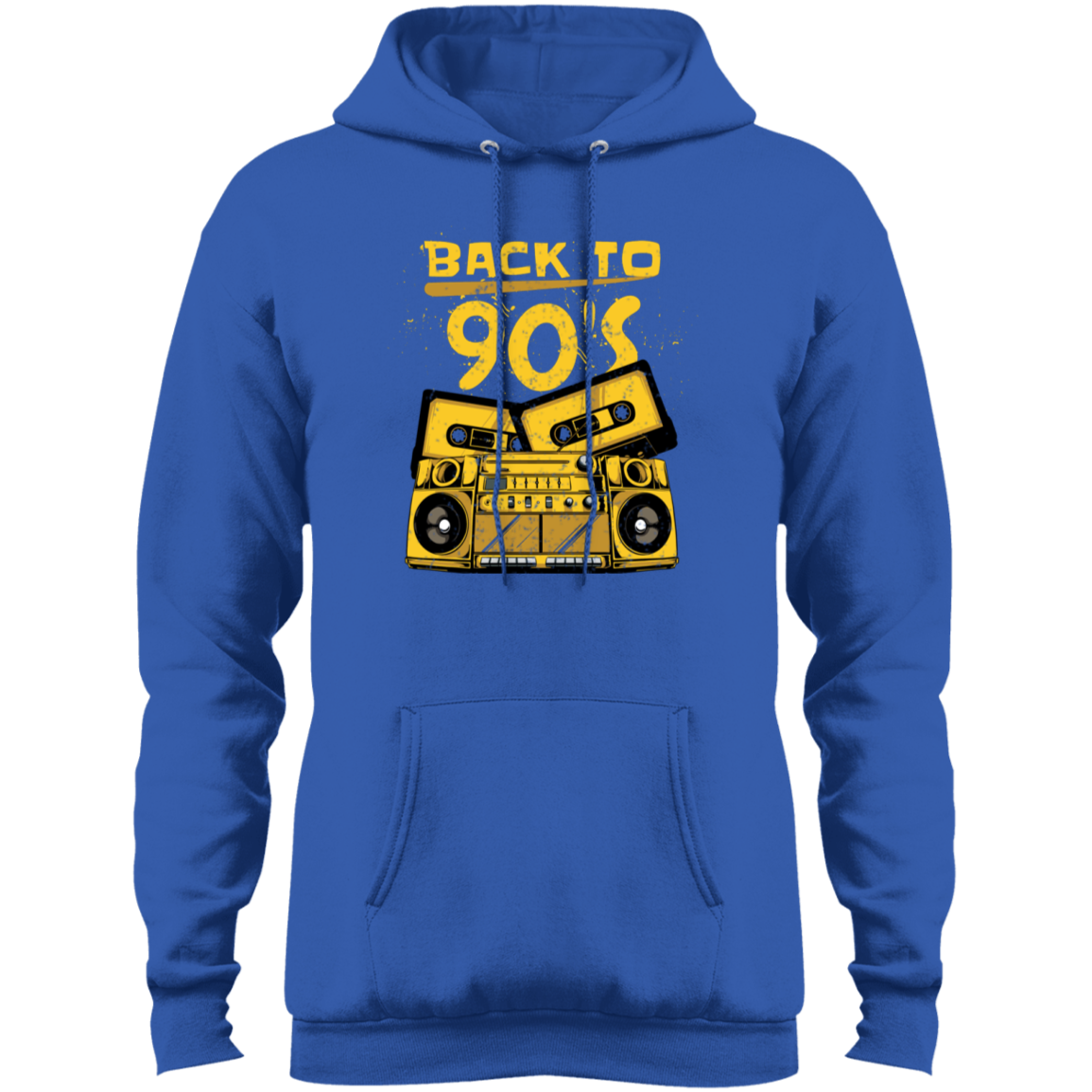 "BACK TO 90'S" Core Fleece Pullover Hoodie