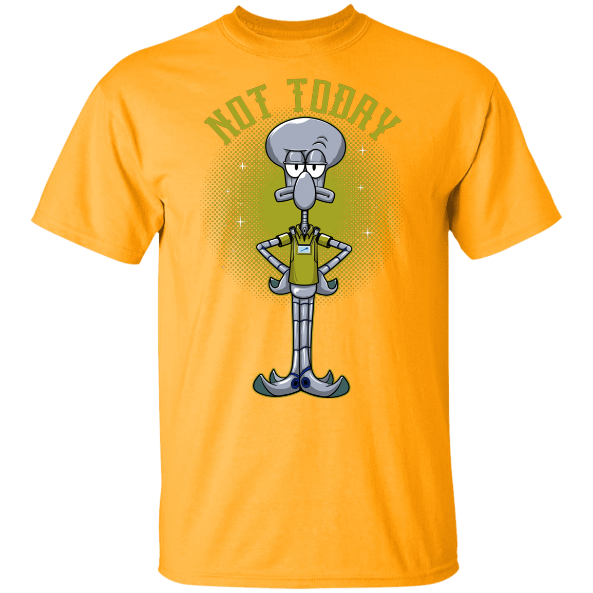 "SQUIDWARD" Youth 5.3 oz 100% Cotton T-Shirt