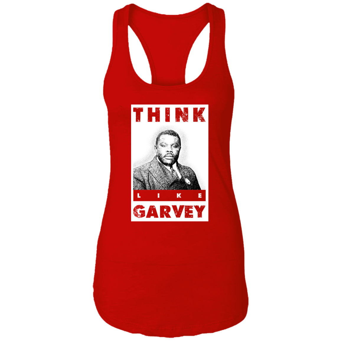 "LIKE GARVEY" Ladies Ideal Racerback Tank