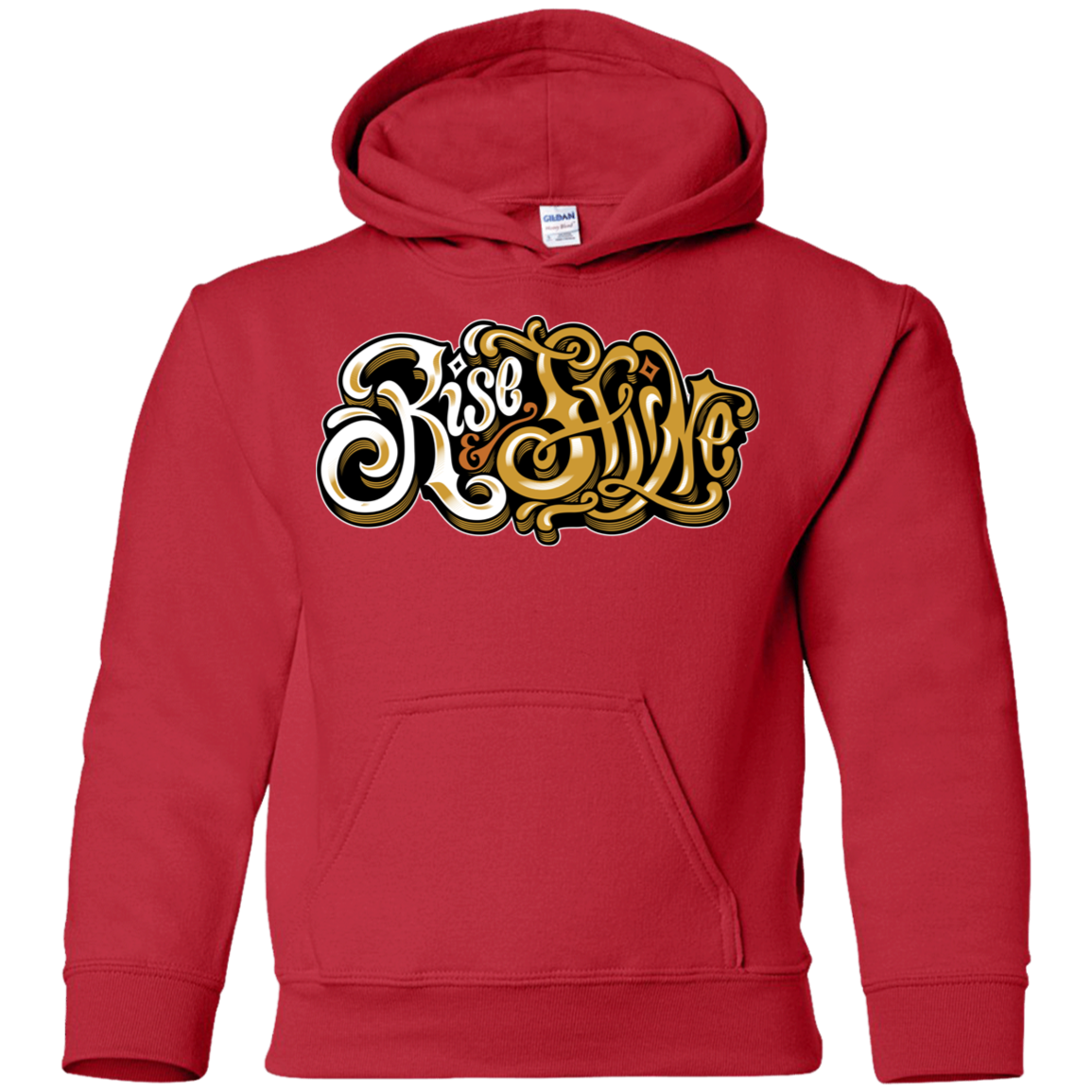 "RISE AND SHINE" Youth Pullover Hoodie