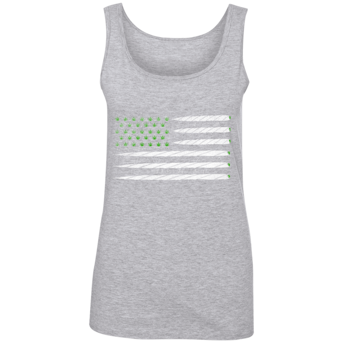 "JOINT FLAG" Ladies' 100% Ringspun Cotton Tank Top