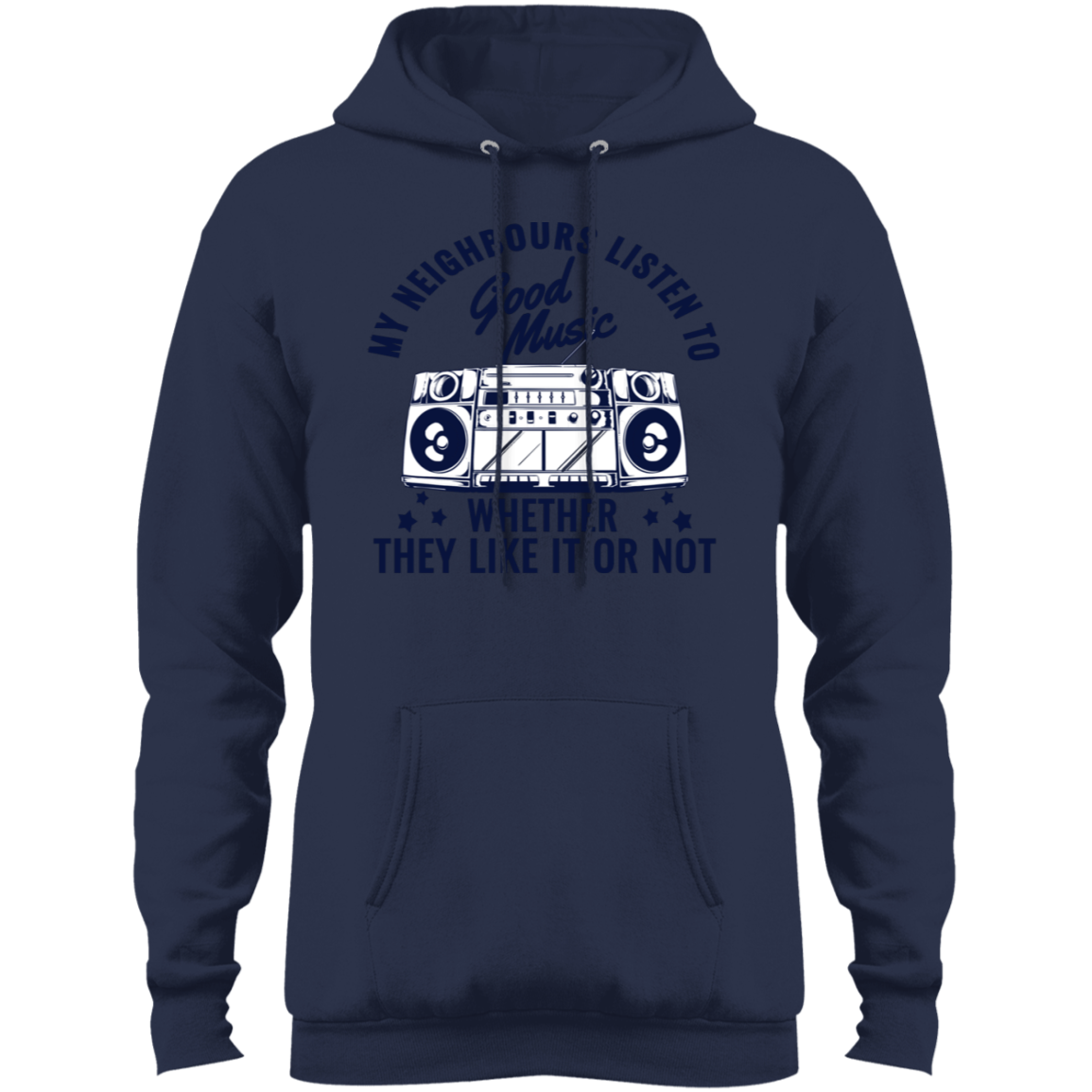 "THEY LIKE IT OR NOT" Core Fleece Pullover Hoodie