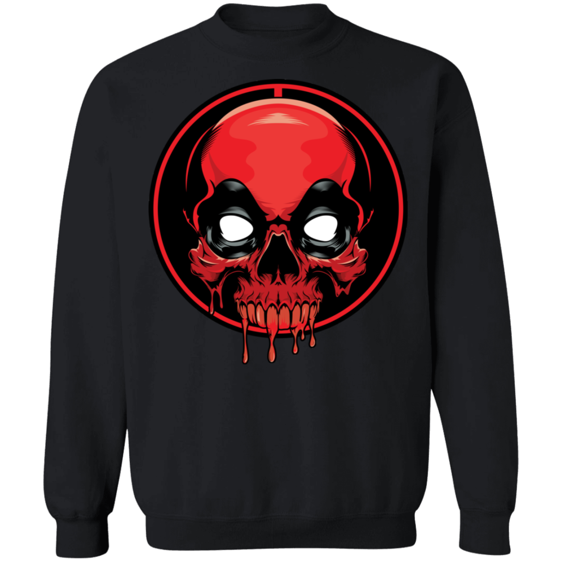 "SKULLPOOL" Crewneck Pullover Sweatshirt  8 oz.