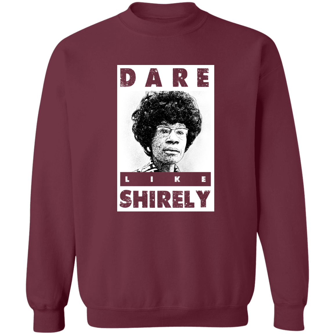 "LIKE SHIRELY" Crewneck Pullover Sweatshirt