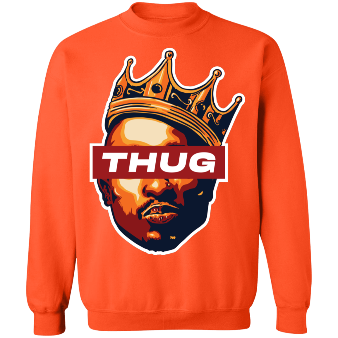 "THUG" Crewneck Pullover Sweatshirt