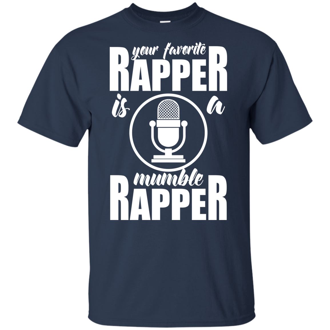 "YOUR FAVORITE RAPPER" Youth Ultra Cotton T-Shirt in white print