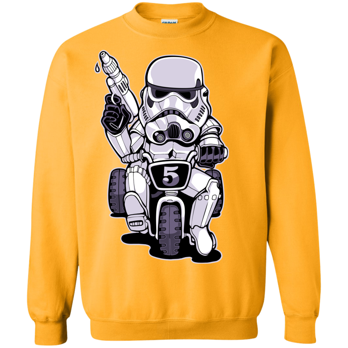 "TOOPER ON A BIKE" Crewneck Pullover Sweatshirt  8 oz.