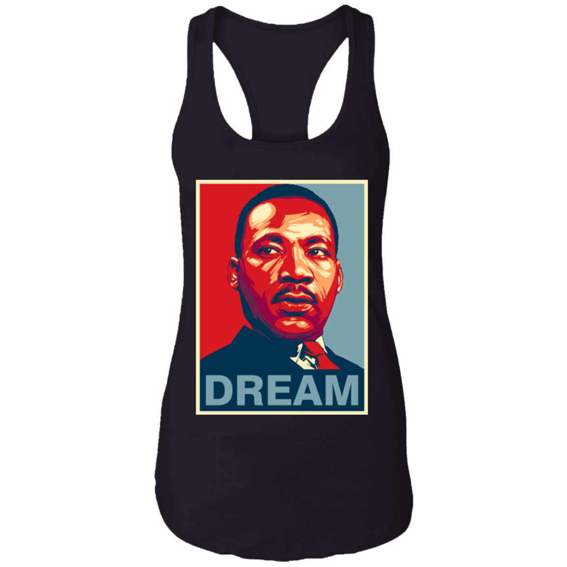 "DREAM" Ladies Ideal Racerback Tank