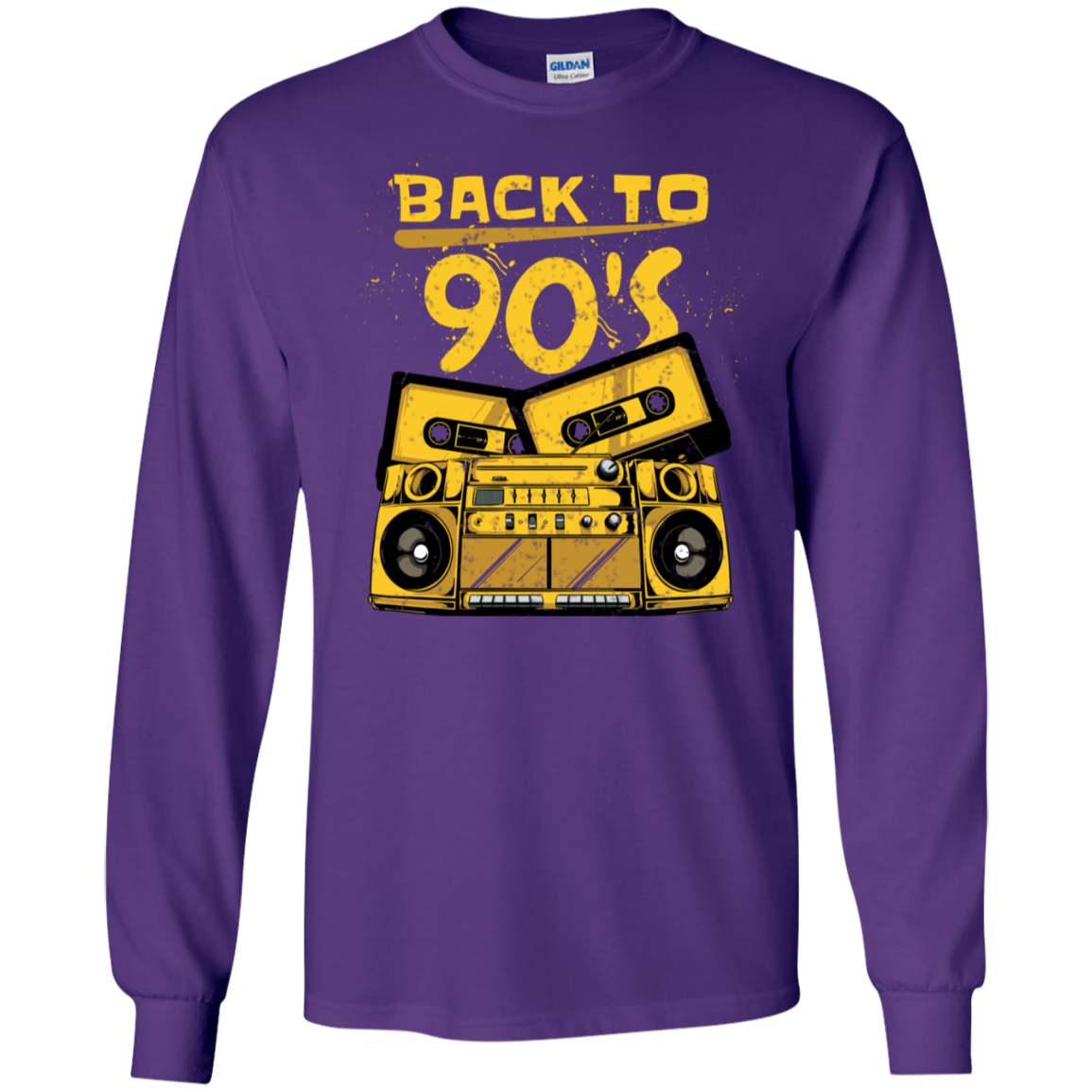 "BACK TO THE 90'S" LS Ultra Cotton T-Shirt