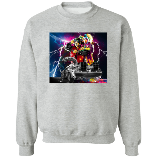 "DELOREAN" Crewneck Pullover Sweatshirt