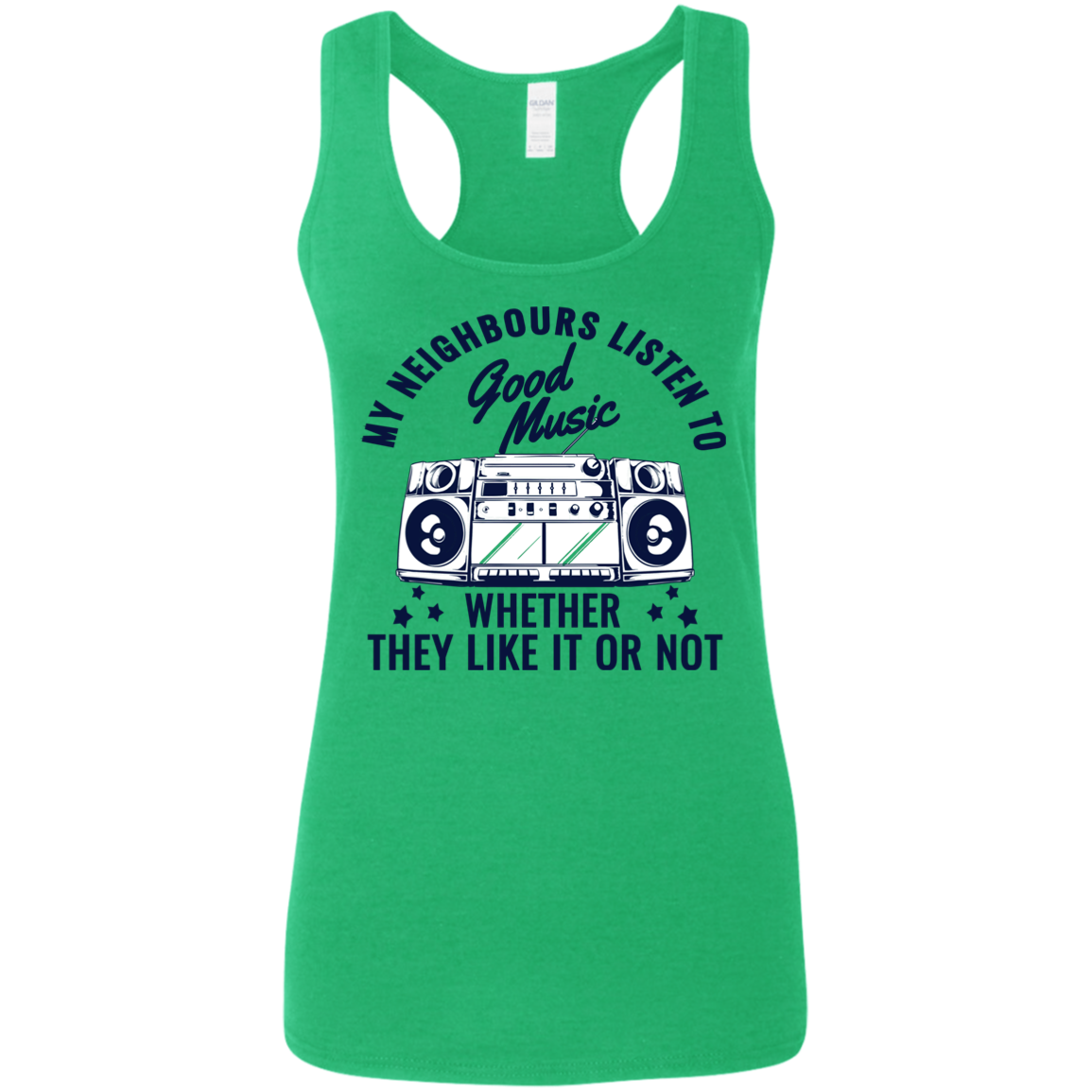 "THEY LIKE IT OR NOT" Ladies' Softstyle Racerback Tank