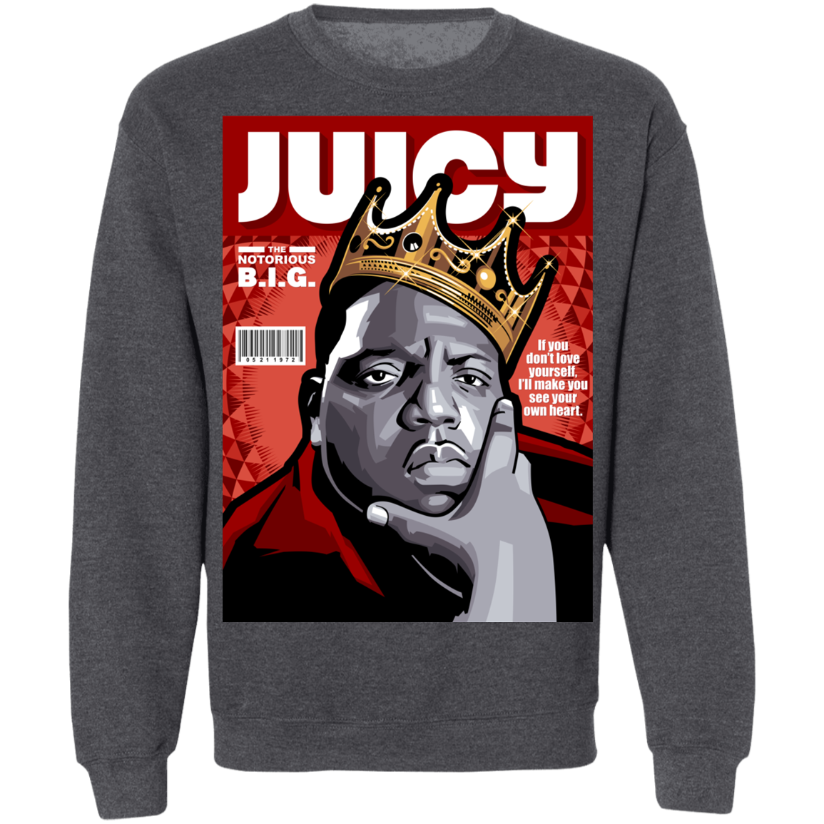 "JUICY" Crewneck Pullover Sweatshirt