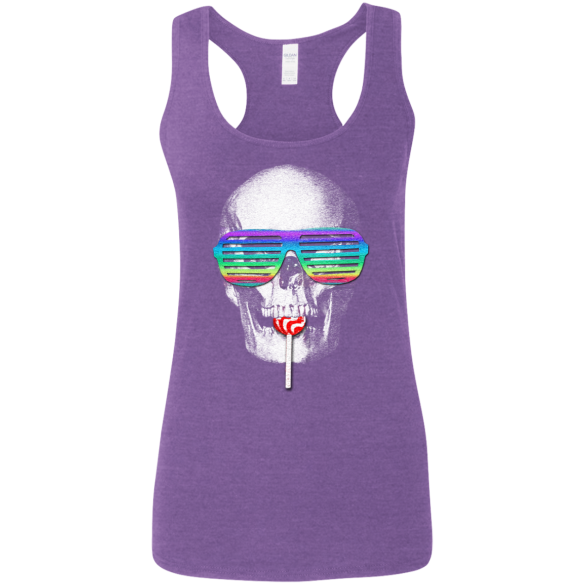 "SKITTLE POPS" Ladies' Softstyle Racerback Tank