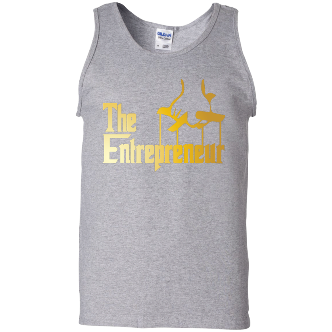 "HANDS OF AN ENTREPRENEUR" 100% Cotton Tank Top