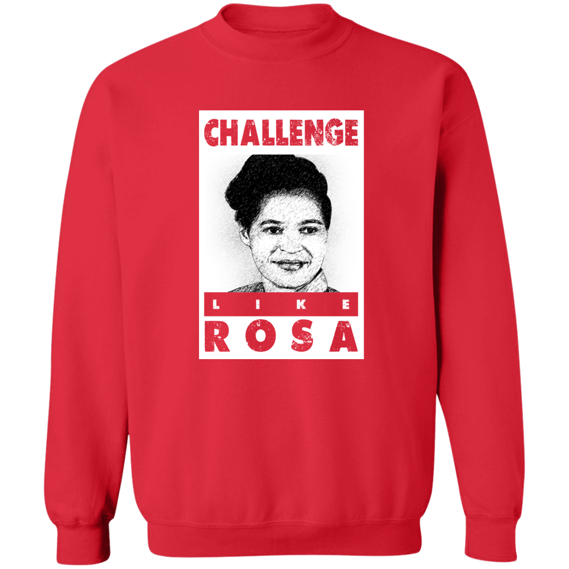 "LIKE ROSA" Crewneck Pullover Sweatshirt