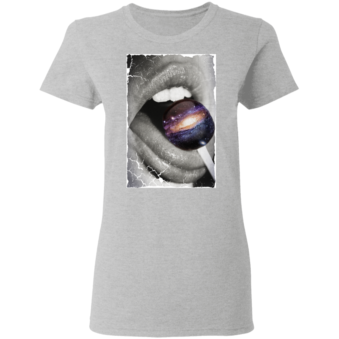 "GALACTIC TASTE" Ladies' 5.3 oz. T-Shirt