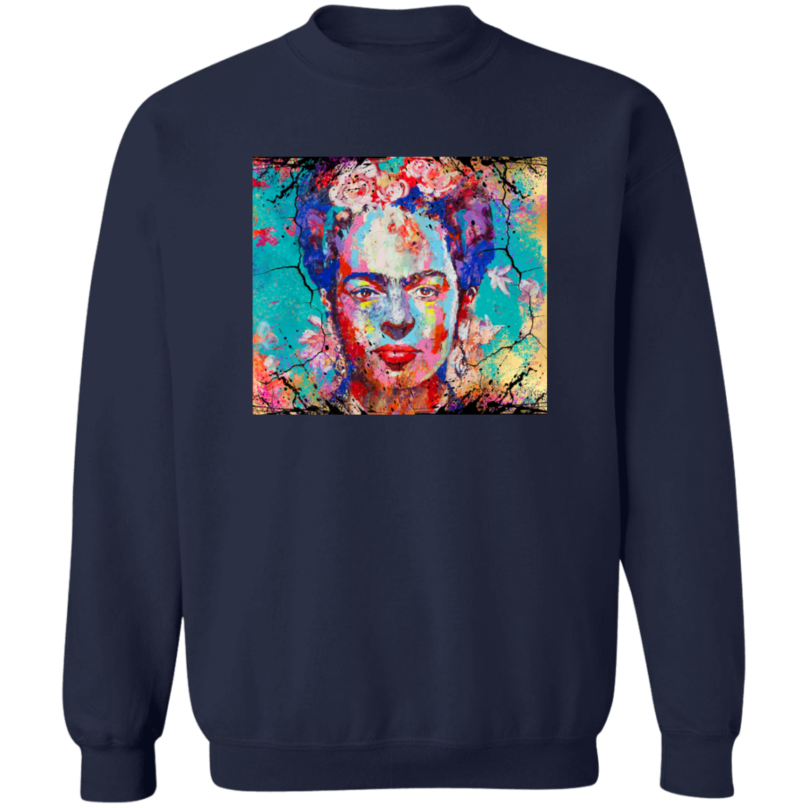 "FRIDA"  Crewneck Pullover Sweatshirt