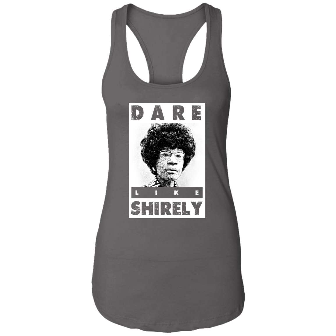 "LIKE SHIRELY" Ladies Ideal Racerback Tank