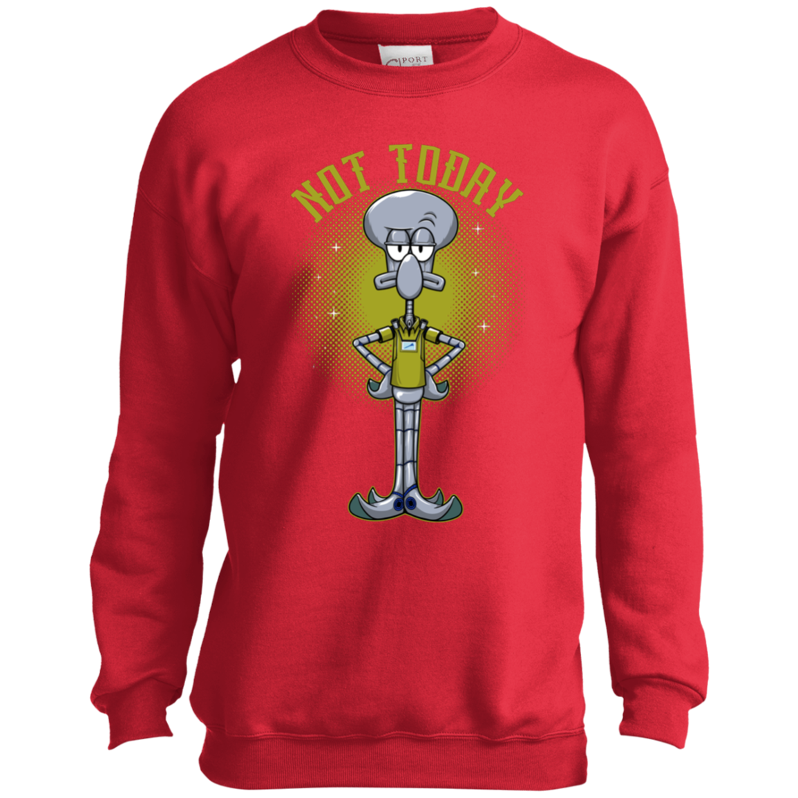 "SQUIDWARD" Youth Crewneck Sweatshirt