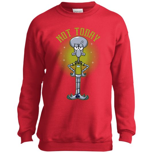 "SQUIDWARD" Youth Crewneck Sweatshirt