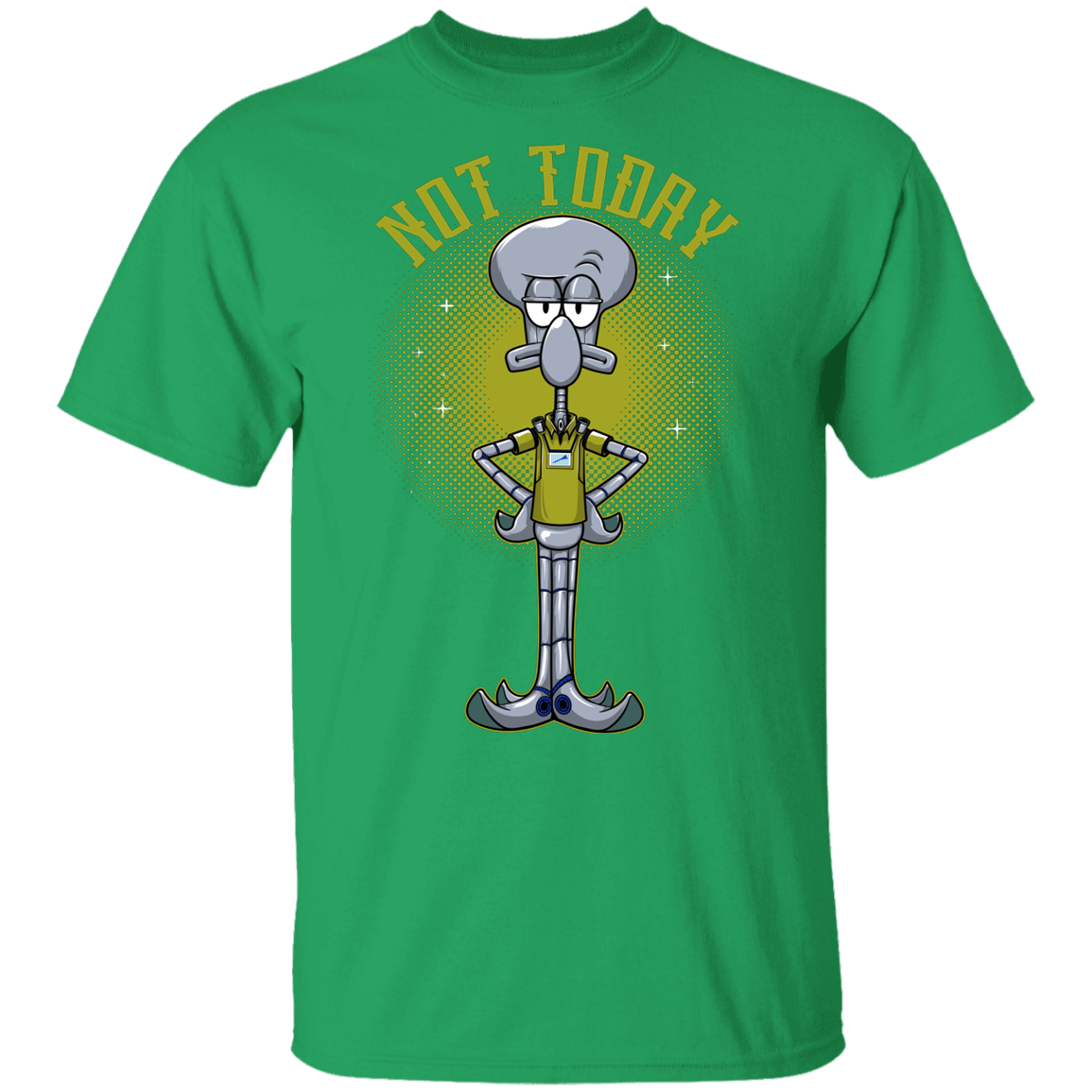 "SQUIDWARD" Youth 5.3 oz 100% Cotton T-Shirt