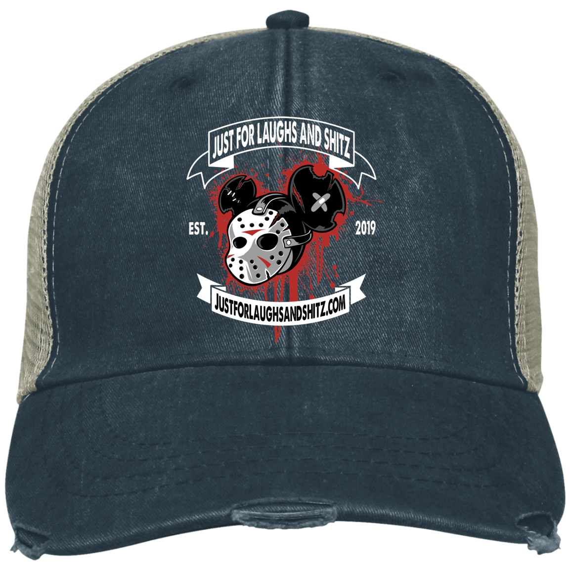 "MICKY MASK" with white banner Ollie Cap