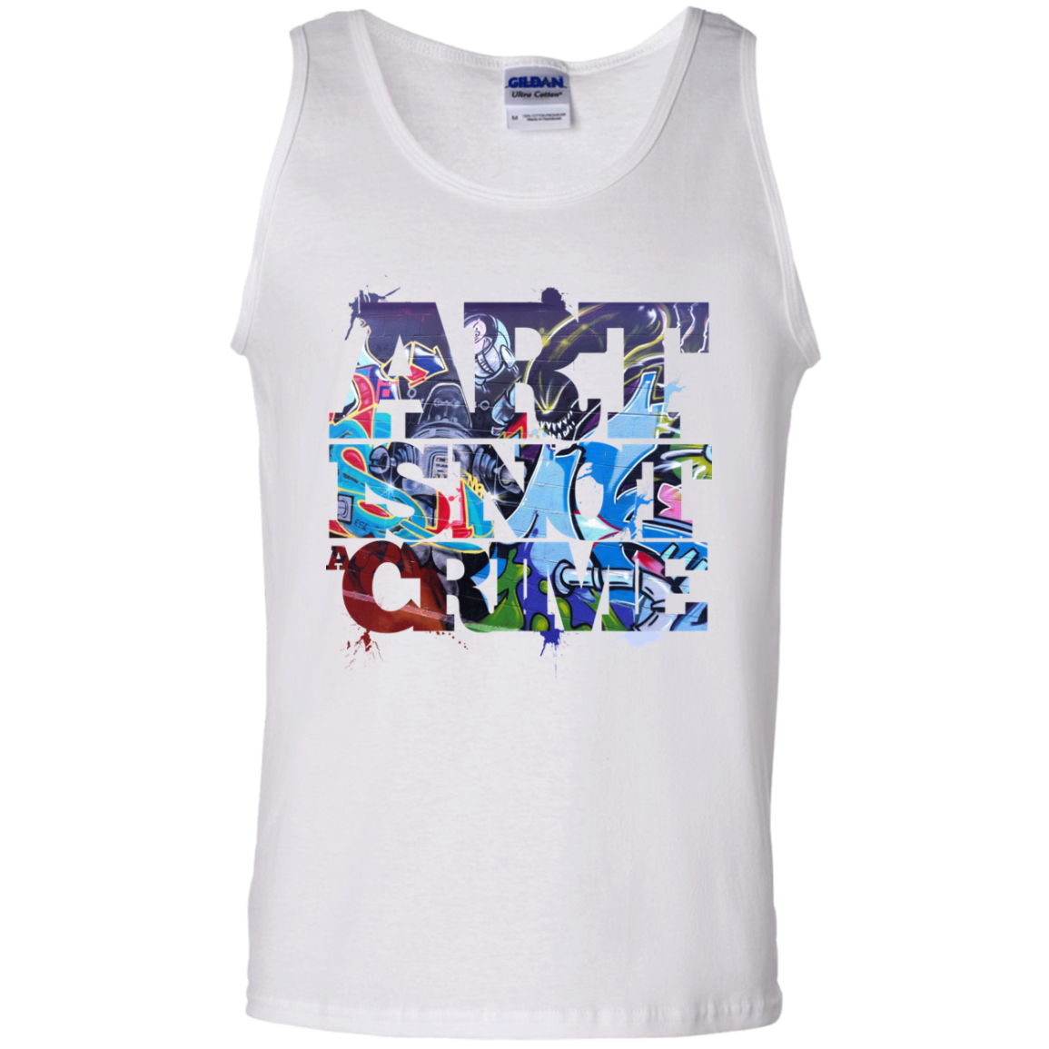 "NOT A CRIME" 100% Cotton Tank Top