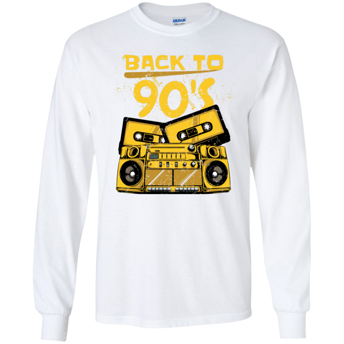 "BACK TO THE 90'S" LS Ultra Cotton T-Shirt