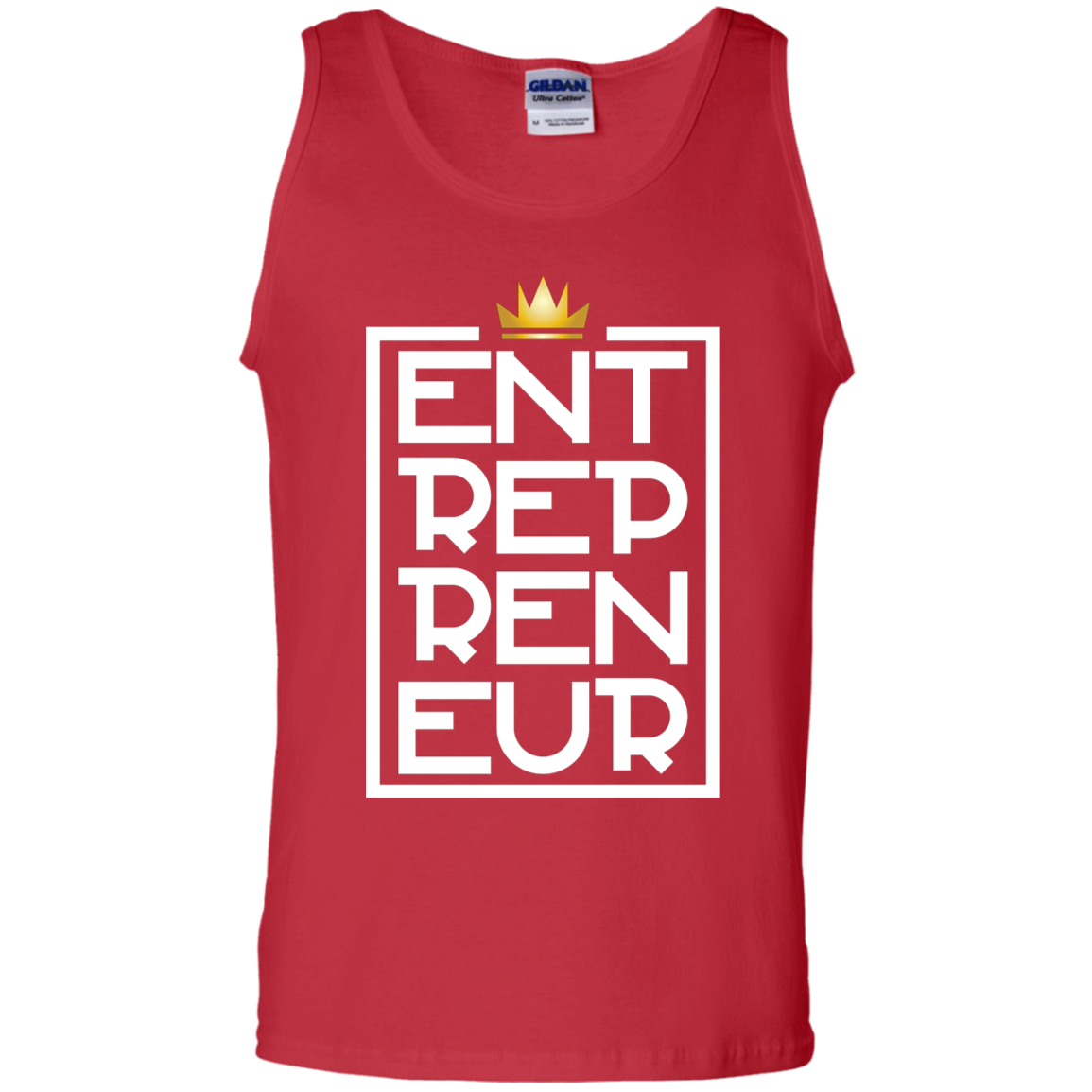 "KING ENTREPRENEUR" 100% Cotton Tank Top