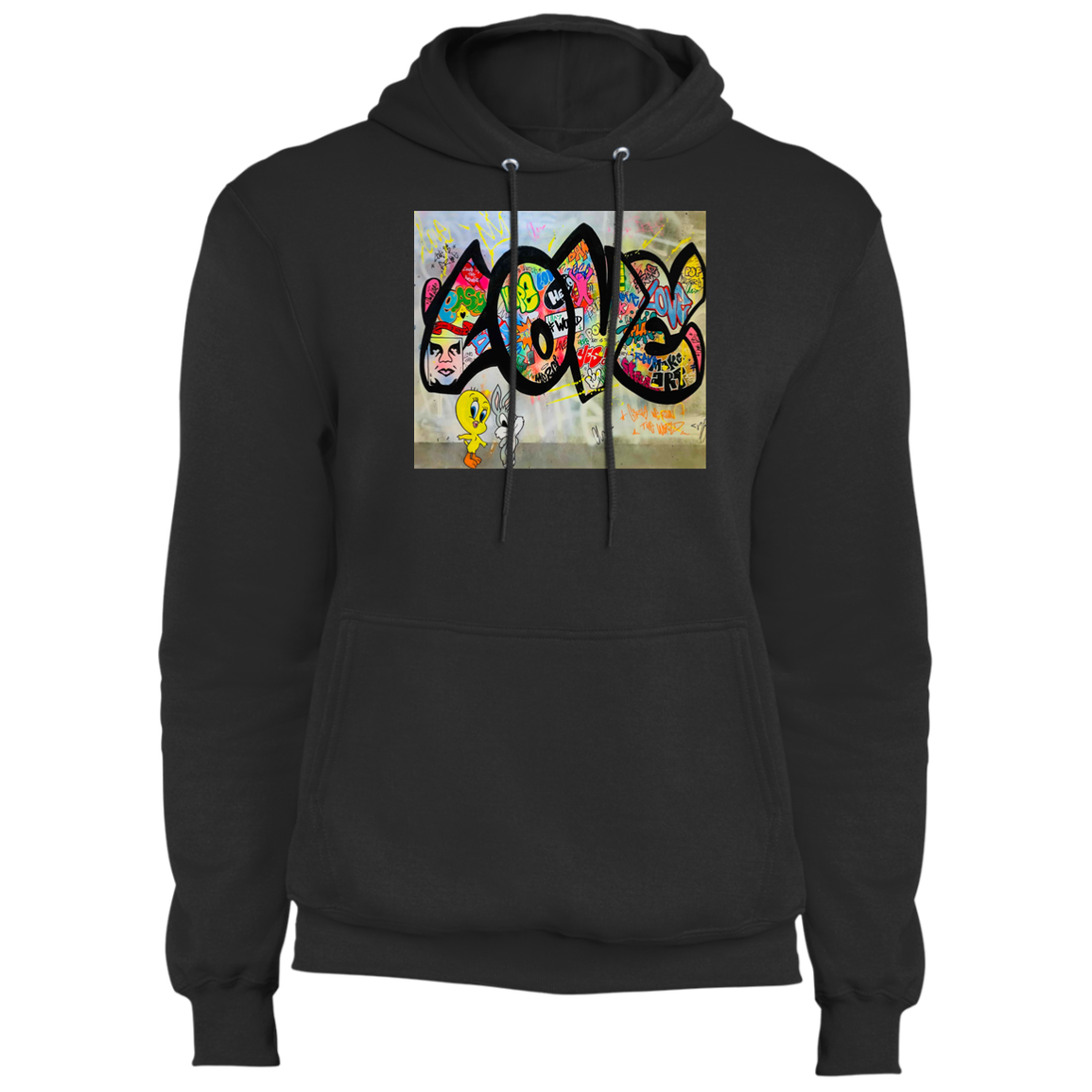 "LOVE" Core Fleece Pullover Hoodie