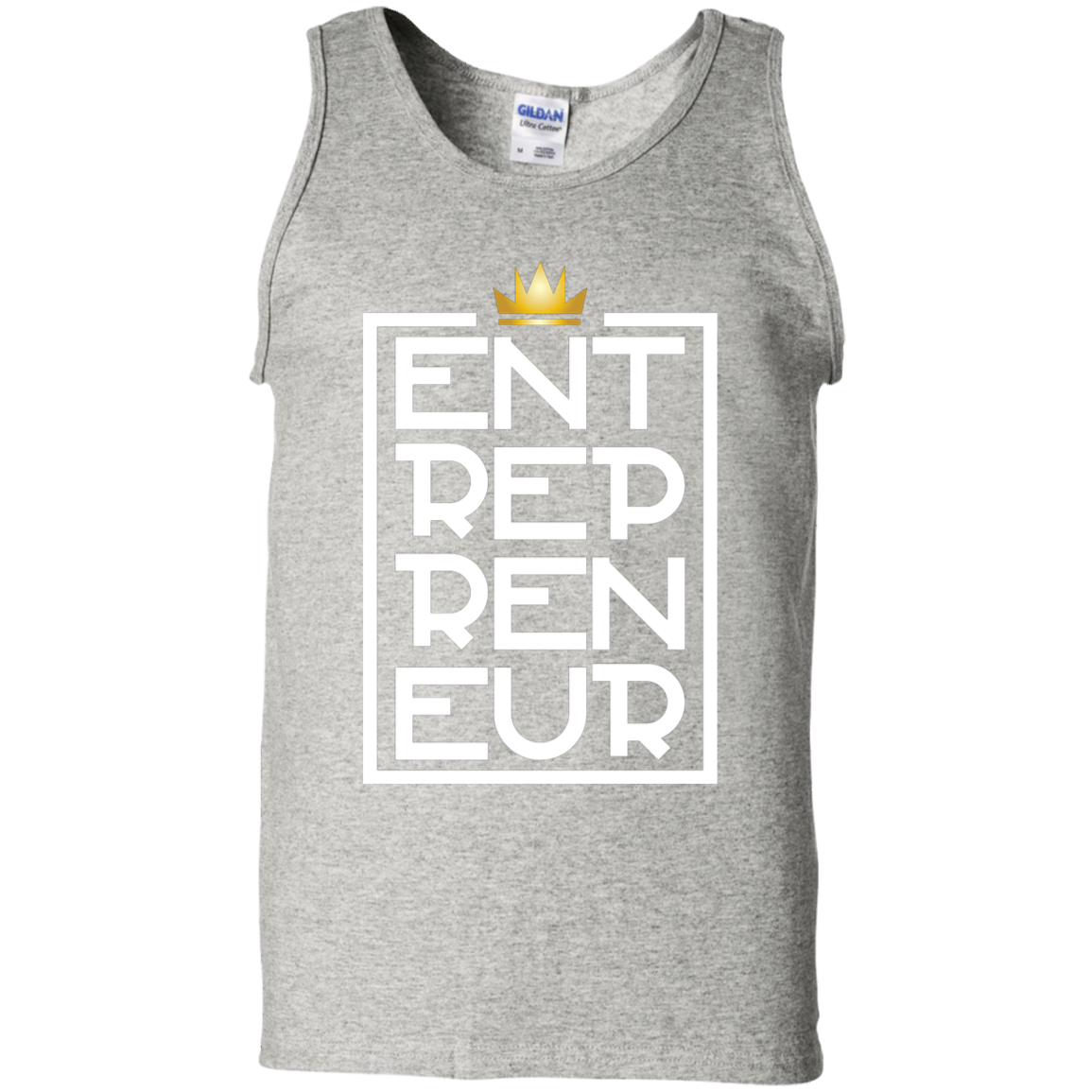 "KING ENTREPRENEUR" 100% Cotton Tank Top