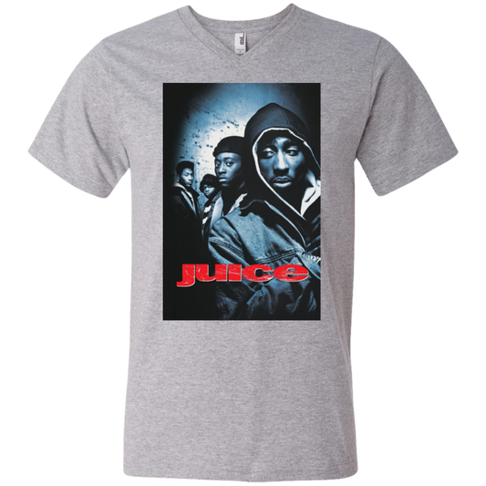 "JUICE" Men's Printed V-Neck T-Shirt