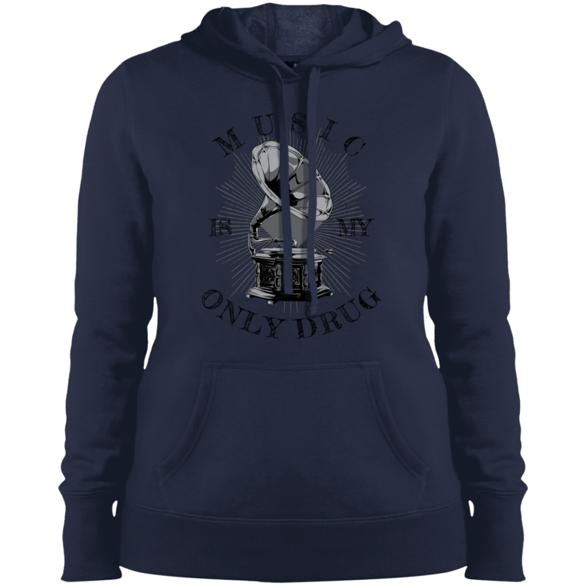 "MUSIC" Ladies' Pullover Hooded Sweatshirt