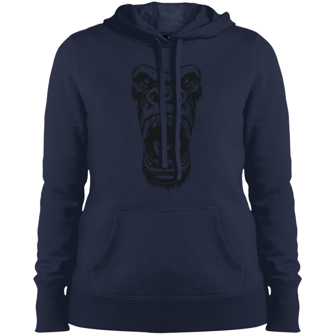 "GORILLA FACE" Ladies' Pullover Hooded Sweatshirt