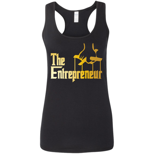 "HANDS OF AN ENTREPRENEUR Ladies' Softstyle Racerback Tank