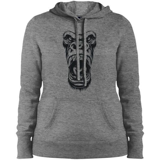 "GORILLA FACE" Ladies' Pullover Hooded Sweatshirt