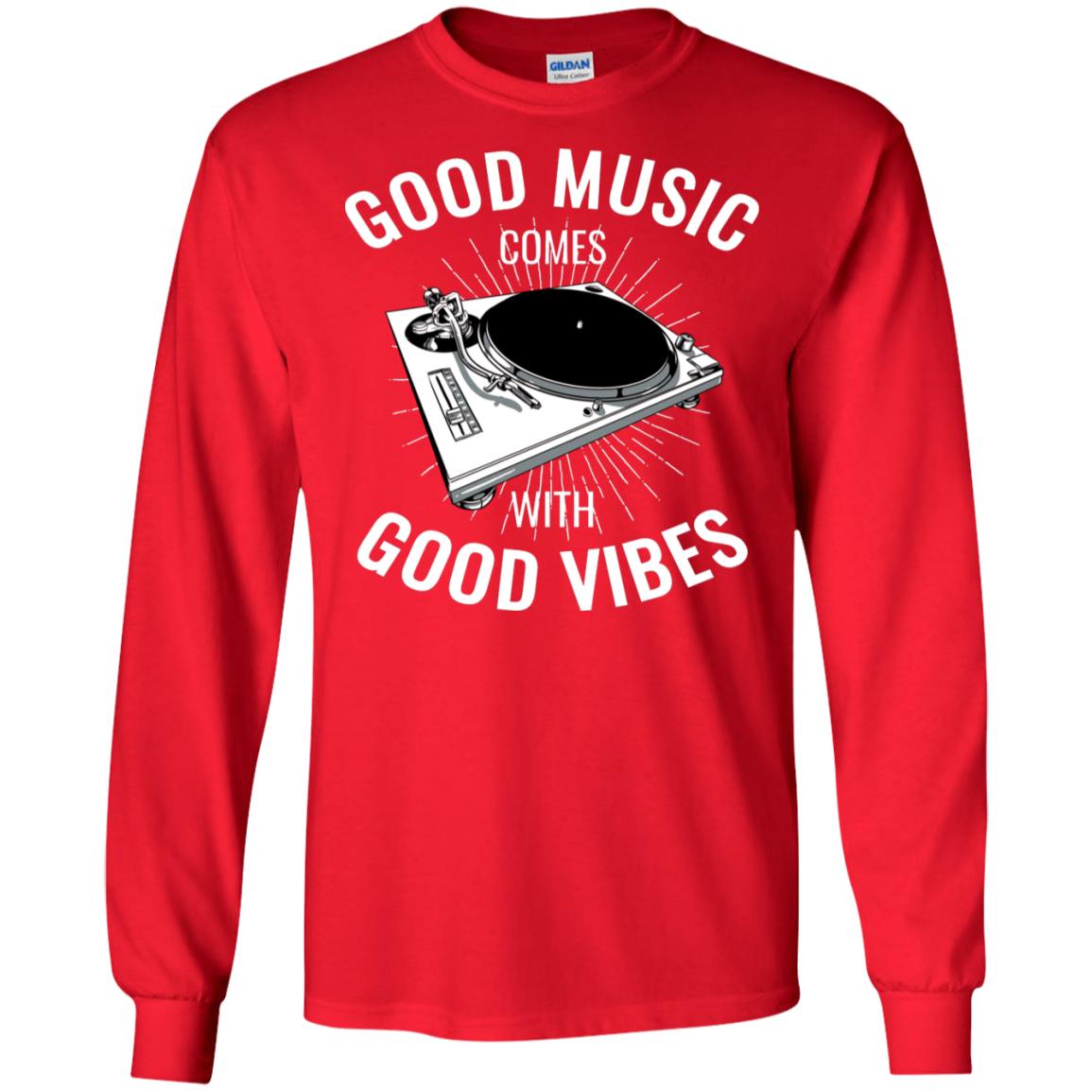 "GOOD VIBES" LS Ultra Cotton T-Shirt