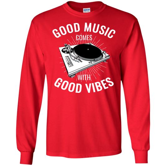 "GOOD VIBES" LS Ultra Cotton T-Shirt