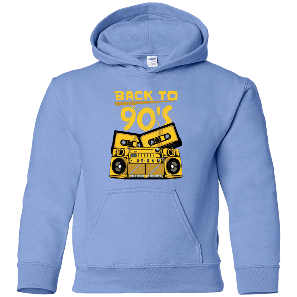 "BACK TO 90'S" Youth Pullover Hoodie