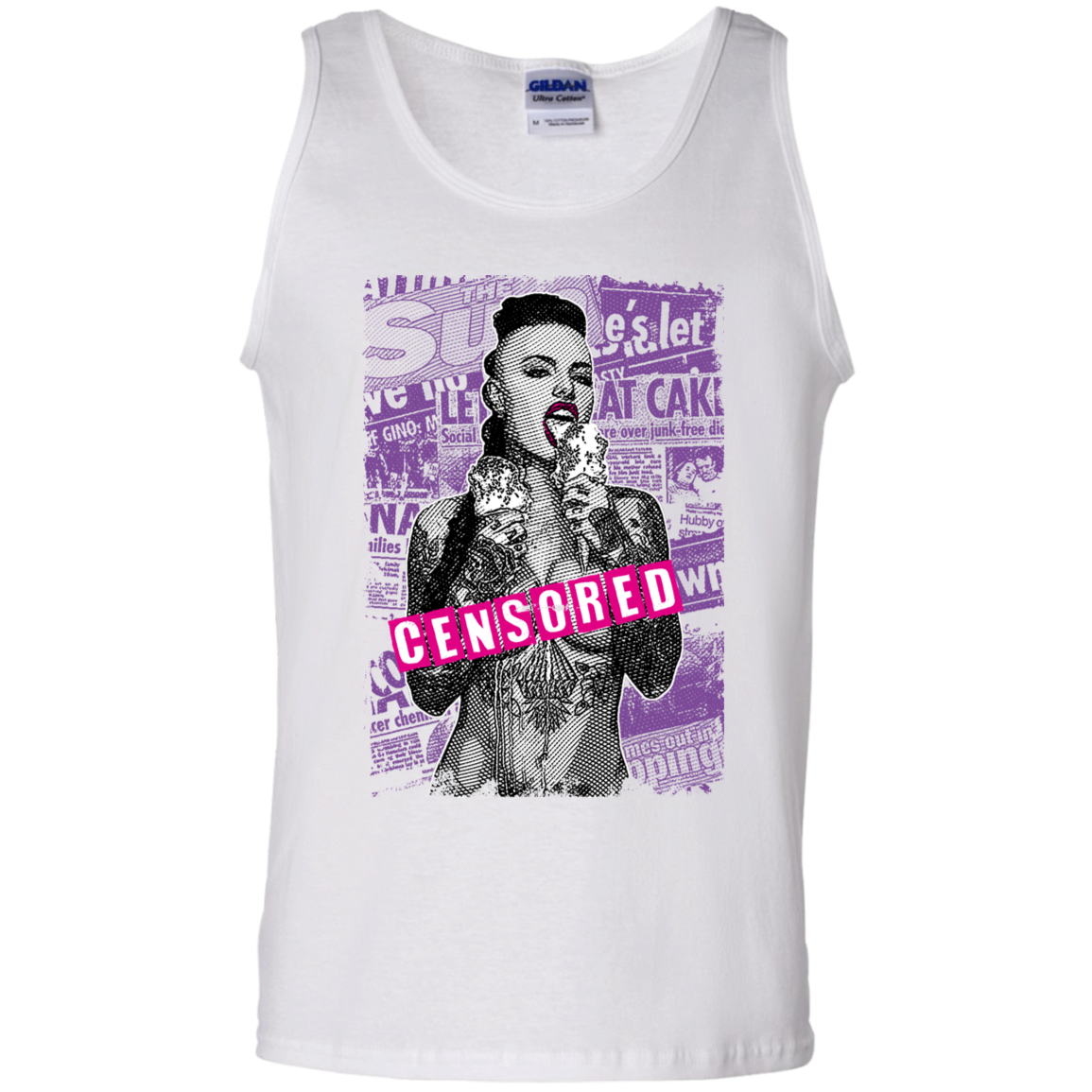 "CENSORED" 100% Cotton Tank Top