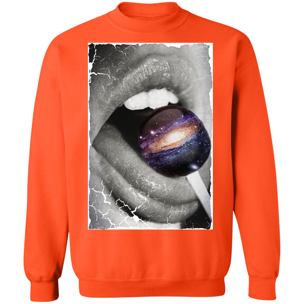 "GALACTIC TASTE" Crewneck Pullover Sweatshirt  8 oz.