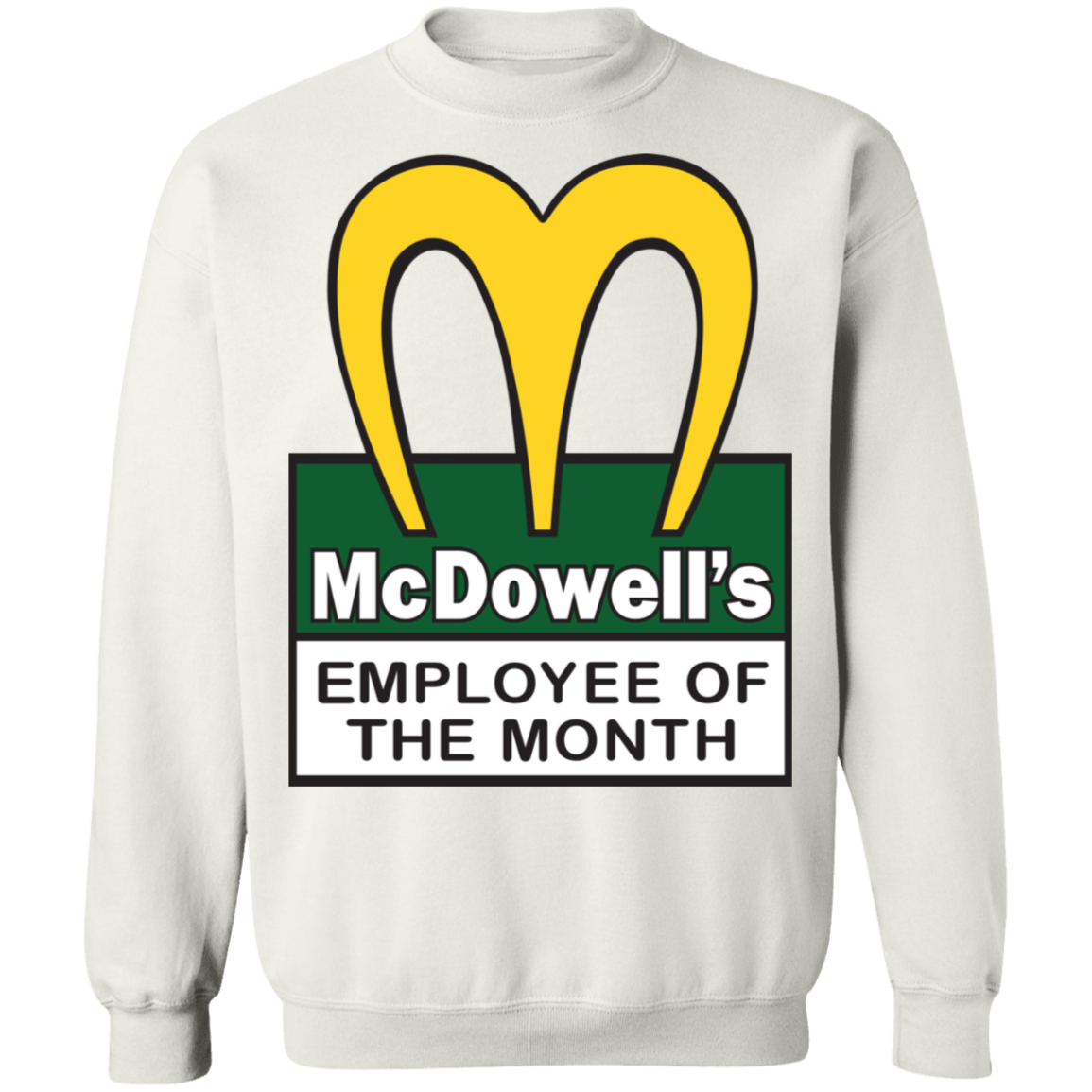 "EMPLOYEE OF THE MONTH" Crewneck Pullover Sweatshirt  8 oz.