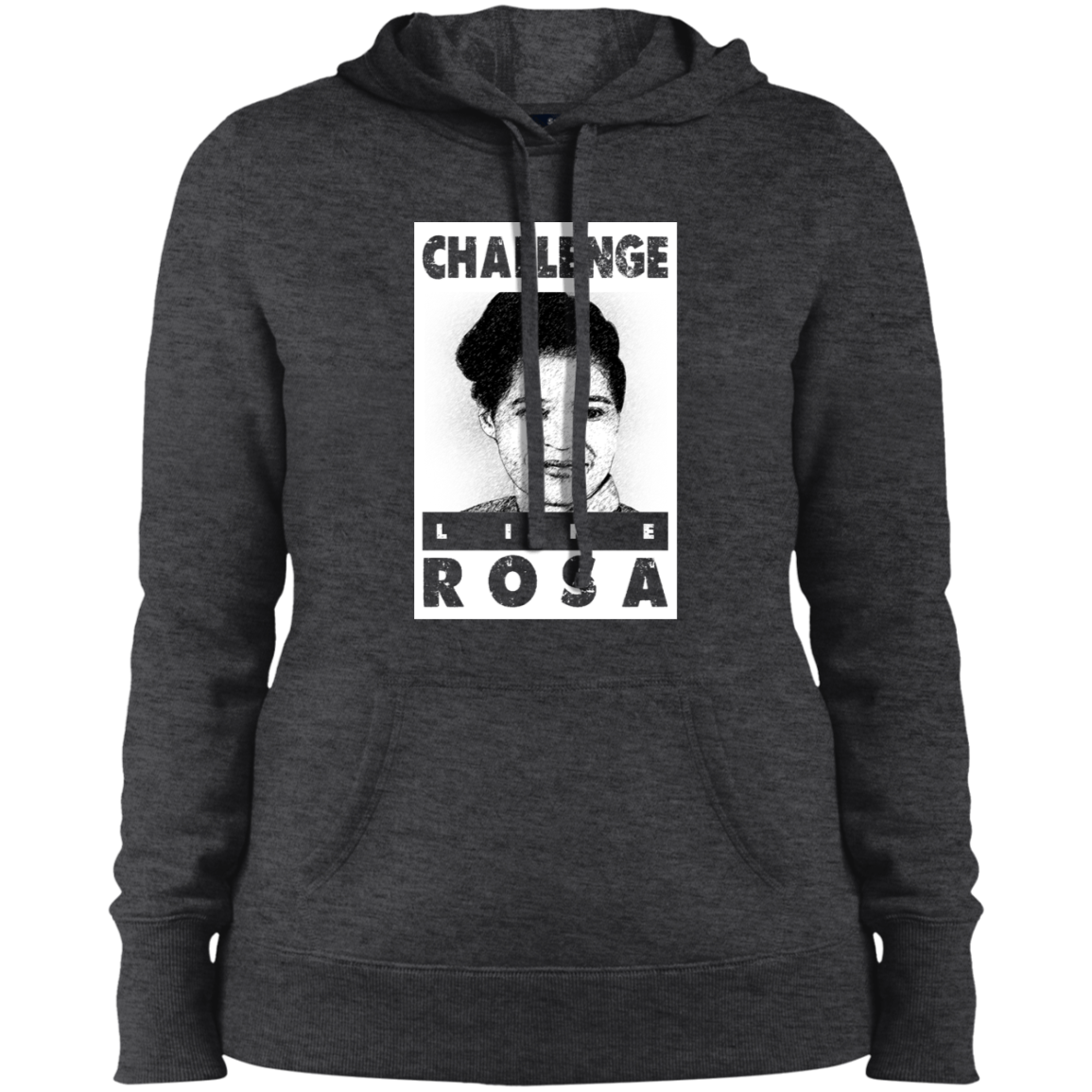 "LIKE ROSA" Ladies' Pullover Hooded Sweatshirt