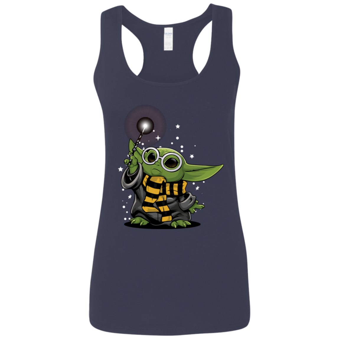 "YODA POTTER" Ladies' Softstyle Racerback Tank