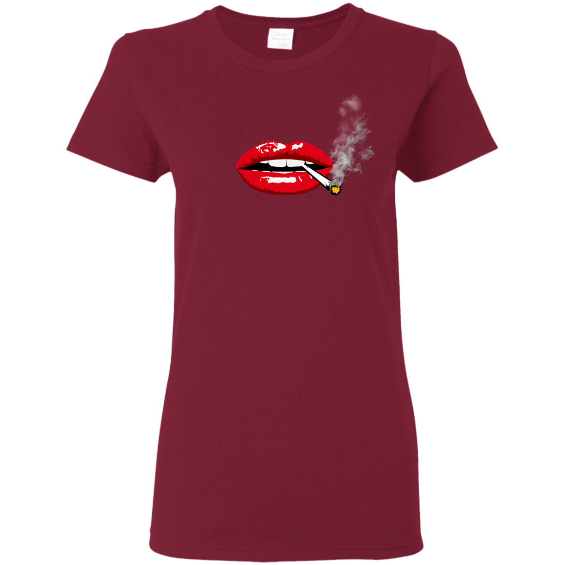 "SEXY LIPS Ladies' 5.3 oz. T-Shirt