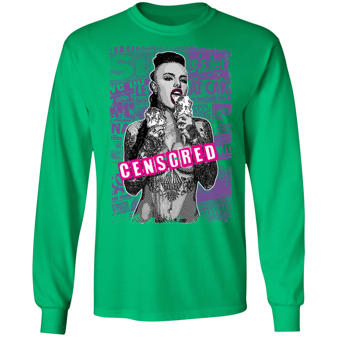 "CENSORED" LS Ultra Cotton T-Shirt