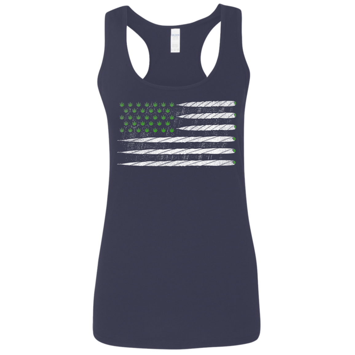 "JOINT FLAG" Ladies' Softstyle Racerback Tank