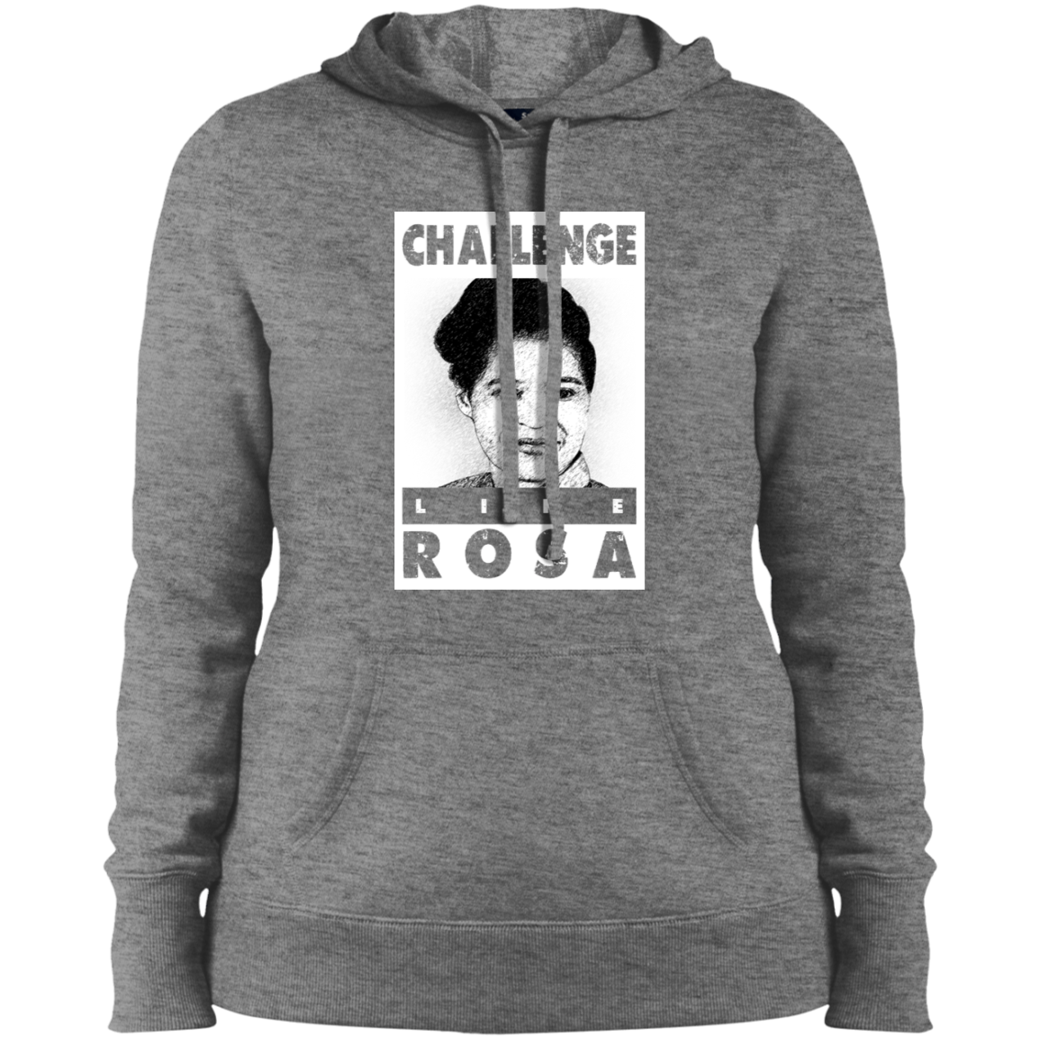 "LIKE ROSA" Ladies' Pullover Hooded Sweatshirt